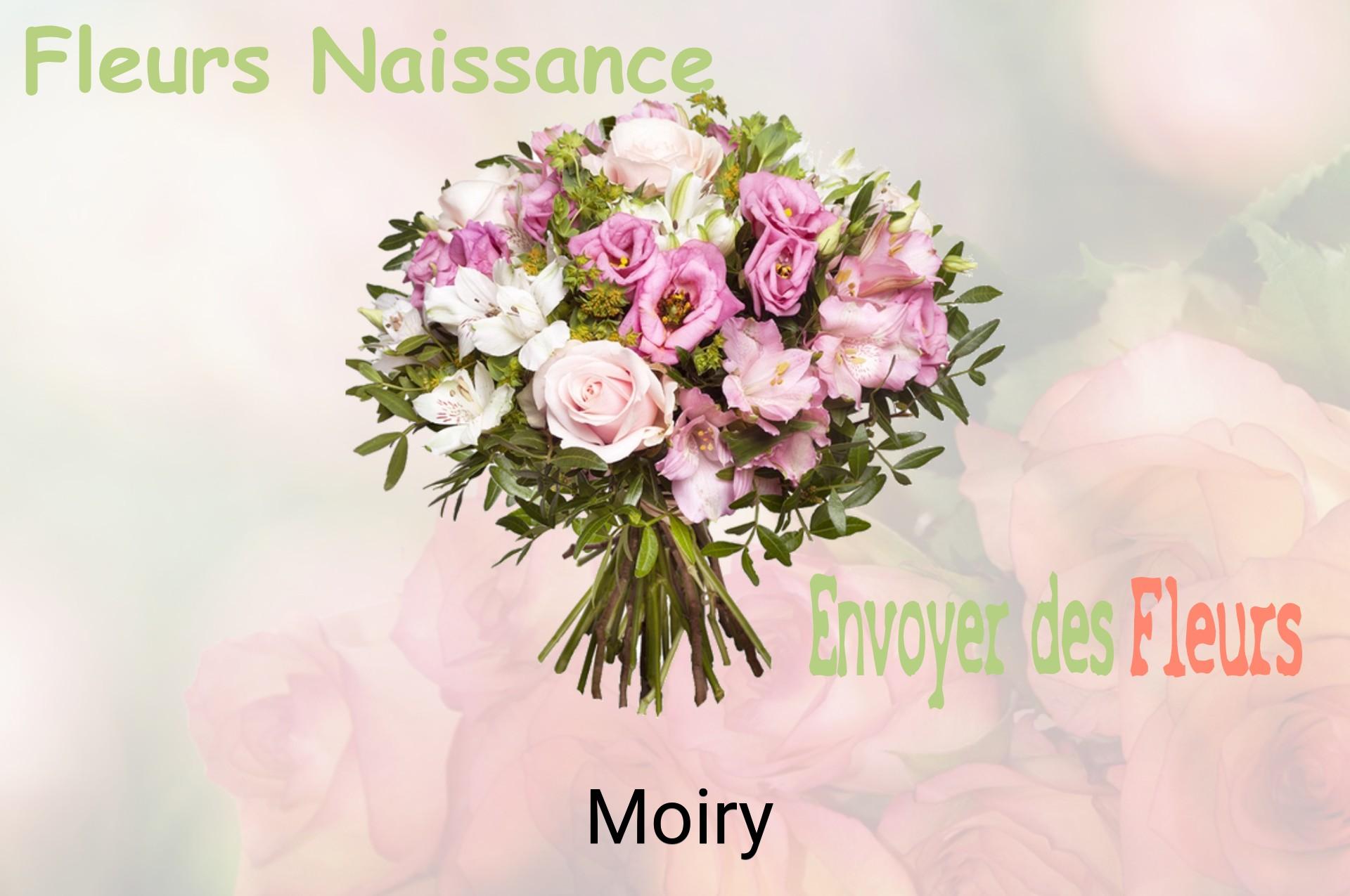 Bouquet de fleurs de naissance livré à Moiry